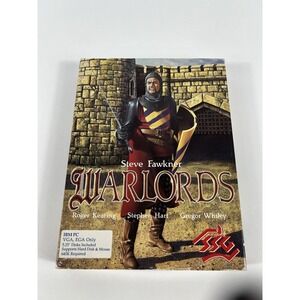 Steve Fawkner Warlords BIG BOX PC 5.25" Floppy SSG 1990 Original